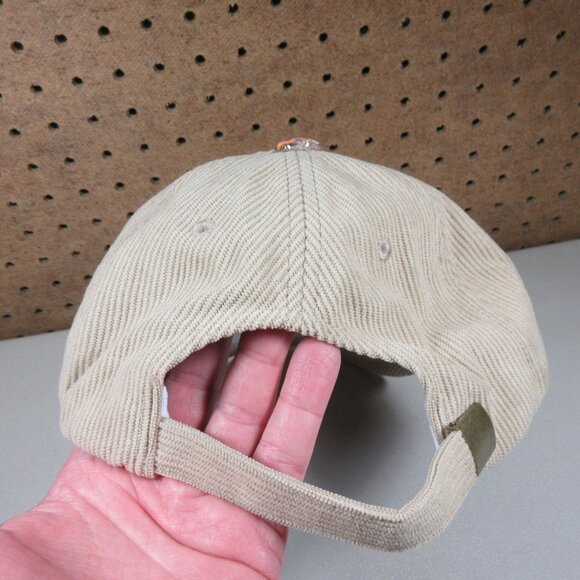 Harpoon mens tan corduroy strapback hat NWT - Picture 4 of 7